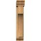 Ekena Millwork Westlake Traditional Rough Sawn Bracket w/ Offset Brace, Western Red Cedar, 6"W x 20"D x 32"H BKT0604X20X32WTL01RWR - alternate 3
